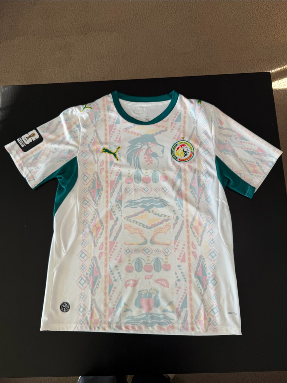 Puma Men’s Large Senegal National Team Soccer Jersey. Official FIFA World Cup
